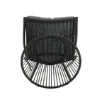 Strontianite Outdoor Rattan Chair with High Back Design