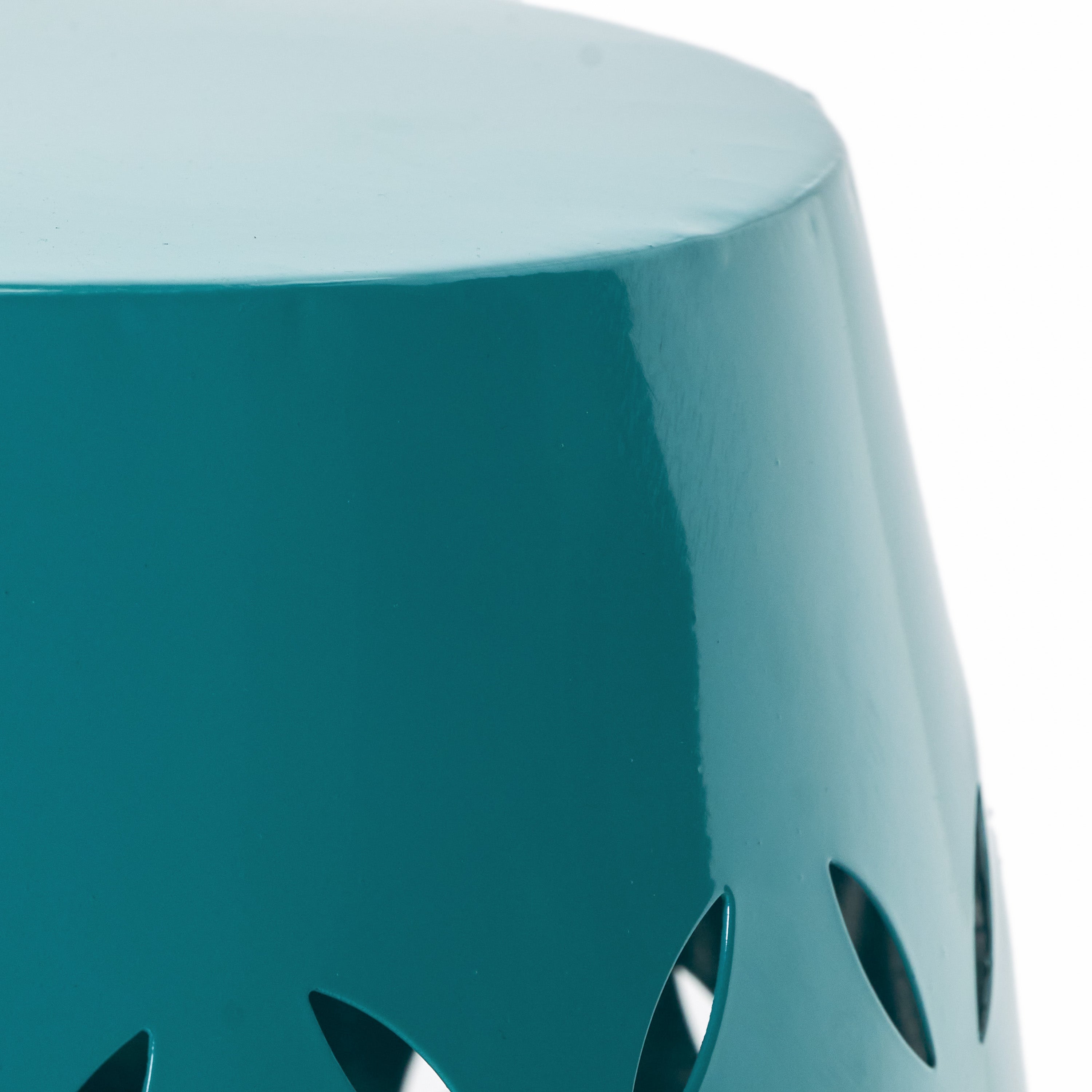 Lilac Outdoor Metal Cutout Accent Table
