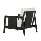 Khali Outdoor Club Chair with Acacia Wood Frame