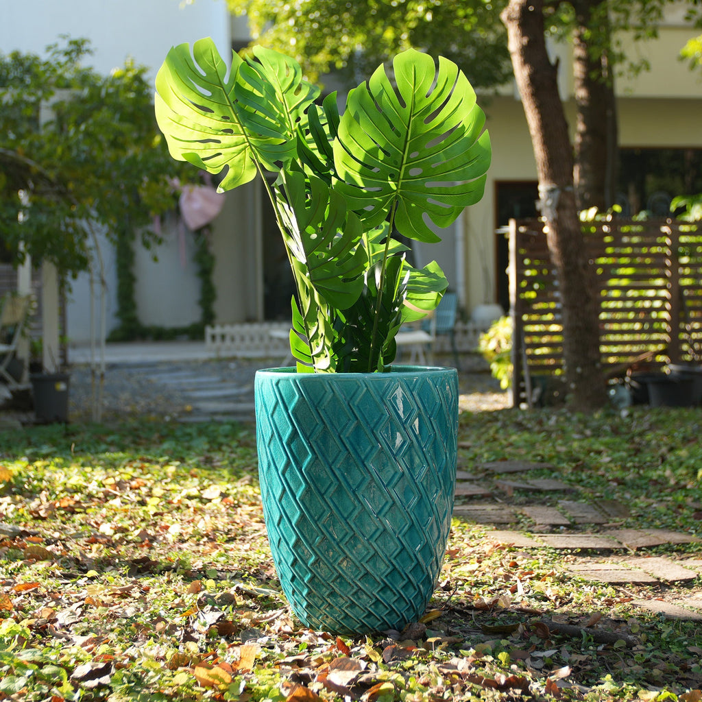 Elan Handmade White Ceramic Planter