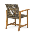 Hampton Outdoor Rattan Dining Chairs, Set of 2