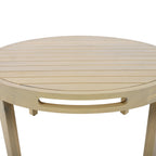 Millie Outdoor Acacia Wood Loveseat & Coffee Table Set