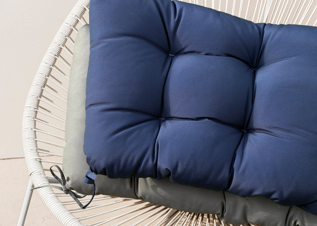 47" Tufted Outdoor Bench Cushion