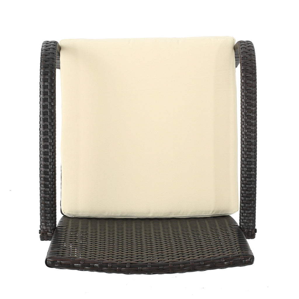 Cordoba Outdoor Wicker Dining Chairs, Set of 2