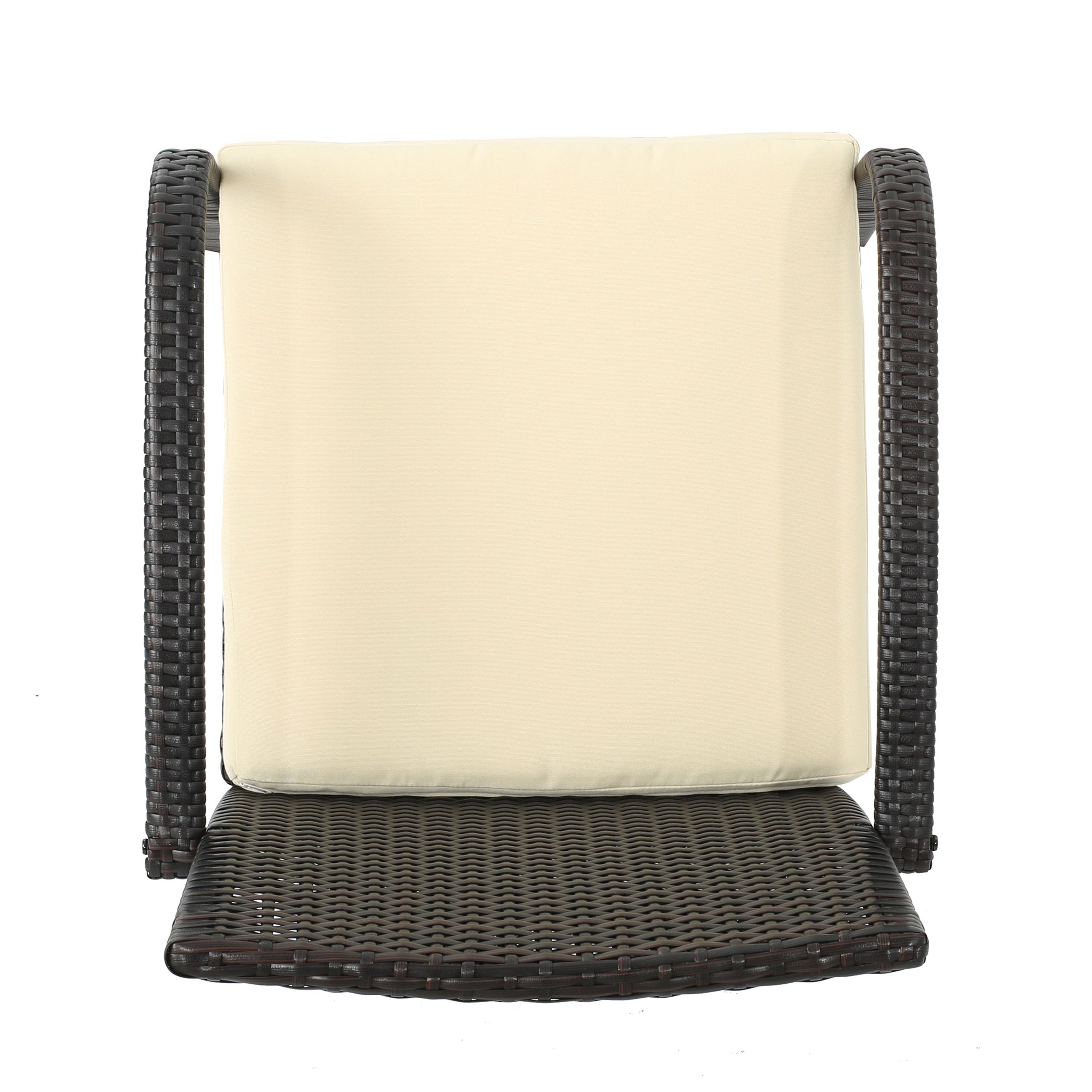 Cordoba Outdoor Wicker Dining Chairs, Set of 2