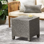 Puerta Rattan Cube Side Table