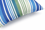Ocean Hues 18x18 Waterproof & Fade-Resistant Outdoor Throw Pillows, Set of 2