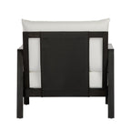 Khali Outdoor Club Chair with Acacia Wood Frame