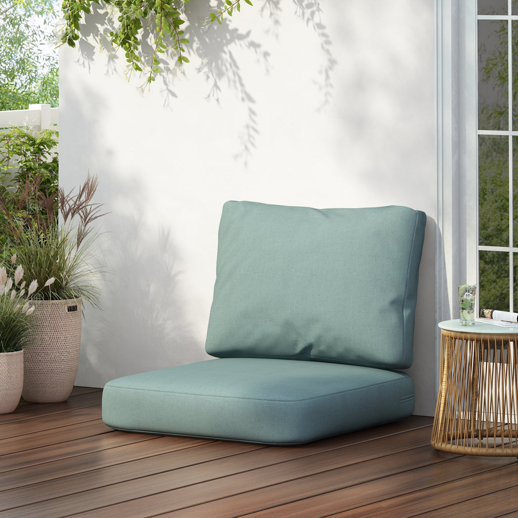 Noah Outdoor Club Chair Cushion Set, Seat Cushion and Back Cushion