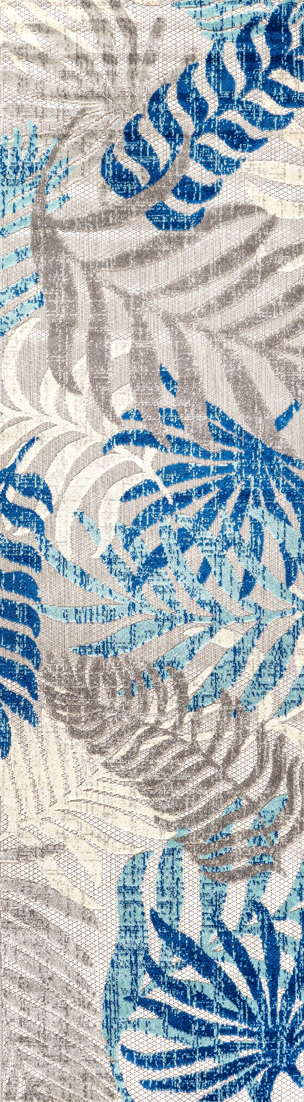 Tropics Palm Leaves Indoor/Outdoor Area Rug