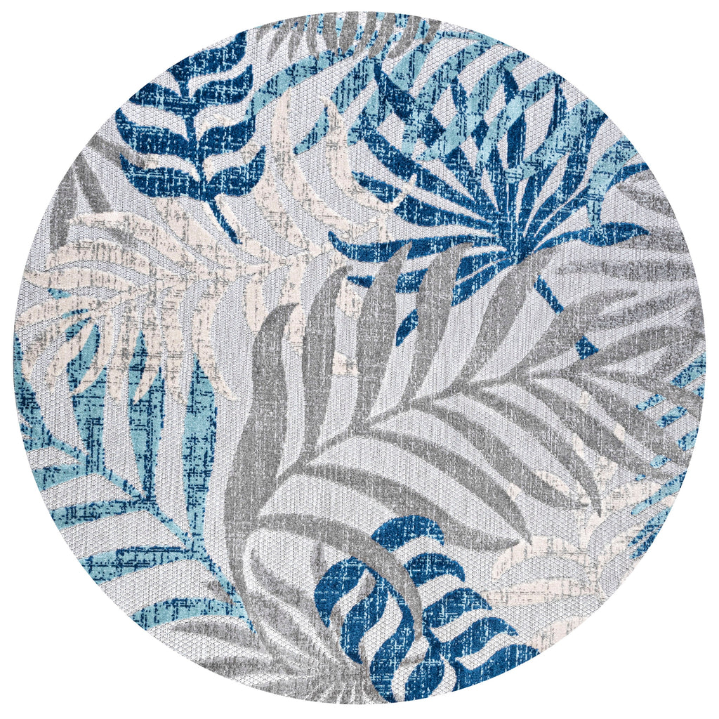 Tropics Palm Leaves Indoor/Outdoor Area Rug