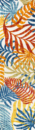 Tropics Palm Leaves Indoor/Outdoor Area Rug