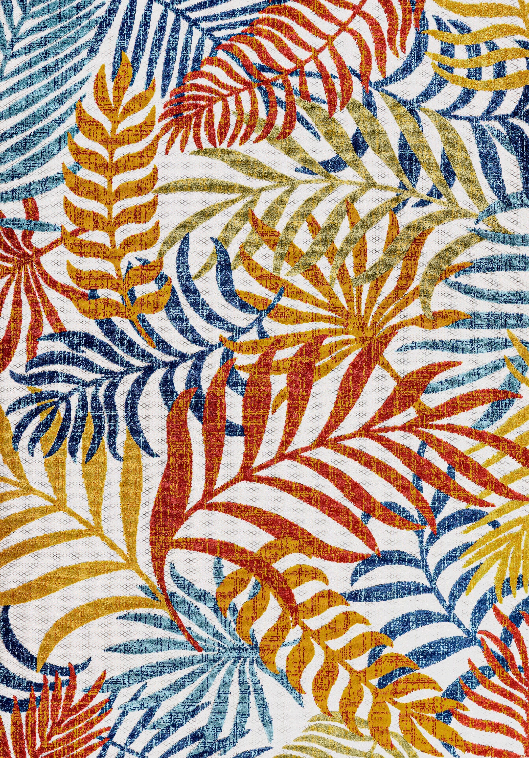 Tropics Palm Leaves Indoor/Outdoor Area Rug