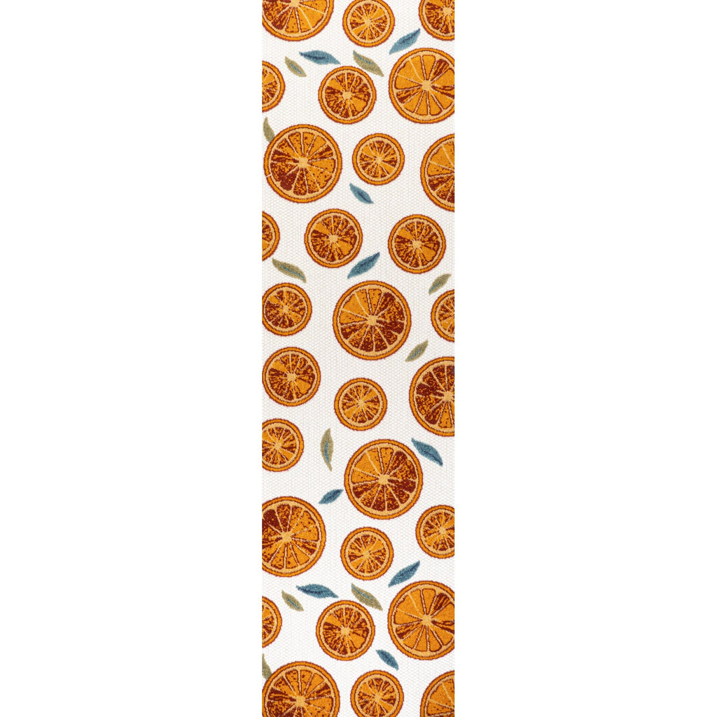 Aranciata Citrus Slice High-Low Indoor/Outdoor Area Rug