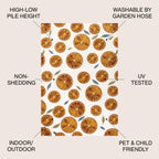 Aranciata Citrus Slice High-Low Indoor/Outdoor Area Rug