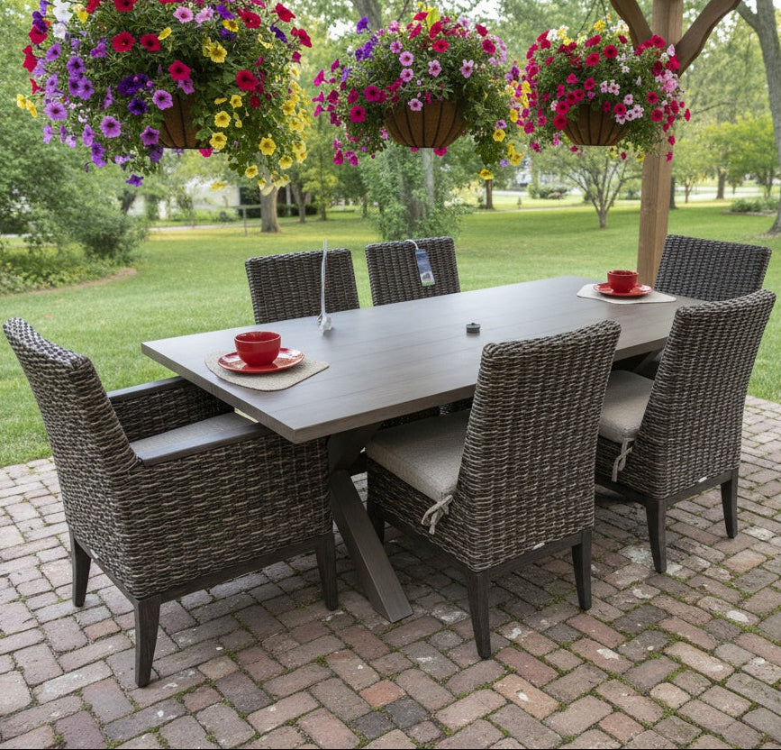 Remy Cushioned Wicker Dining Collection
