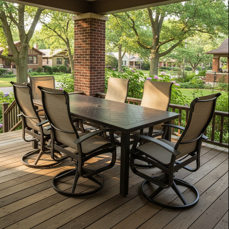 Belle Isle MGP Sling Patio Dining Sets