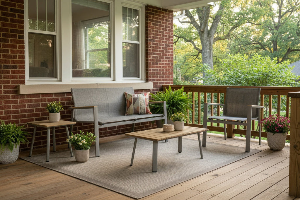 Aspect EcoWood Sling Deep Seating & Chat Set