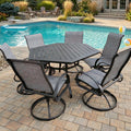 Dublin Black Sling Patio Dining Sets