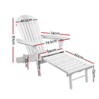 Gardeon Set of 2 Outdoor Sun Lounge Chairs Patio Furniture Lounger