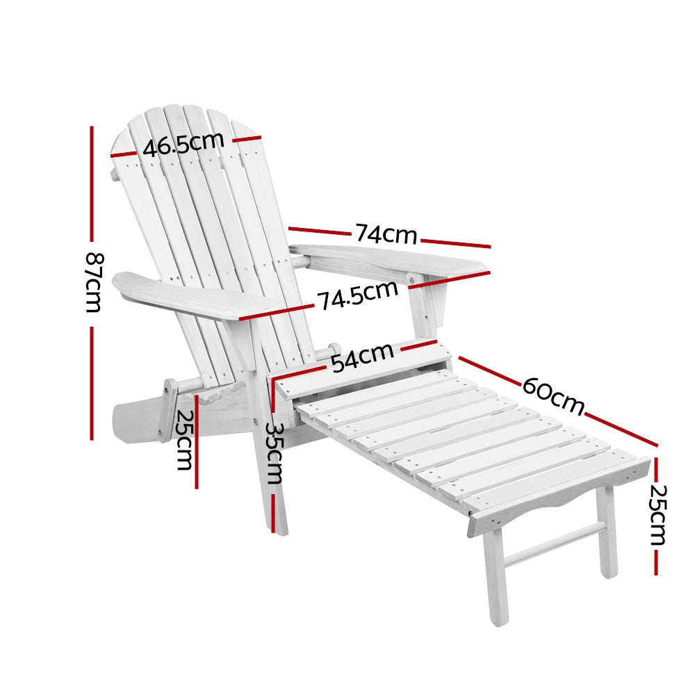 Gardeon Set of 2 Outdoor Sun Lounge Chairs Patio Furniture Lounger