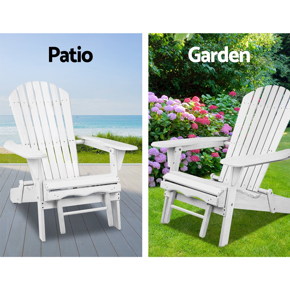 Gardeon Set of 2 Outdoor Sun Lounge Chairs Patio Furniture Lounger
