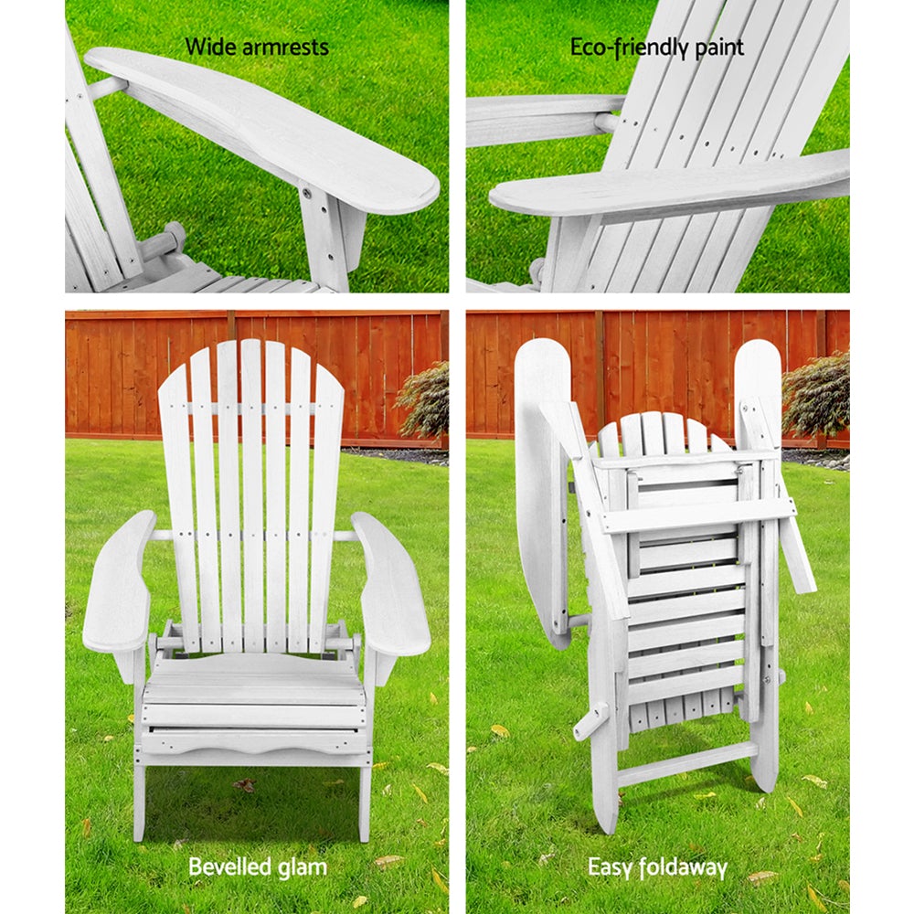 Gardeon Set of 2 Outdoor Sun Lounge Chairs Patio Furniture Lounger