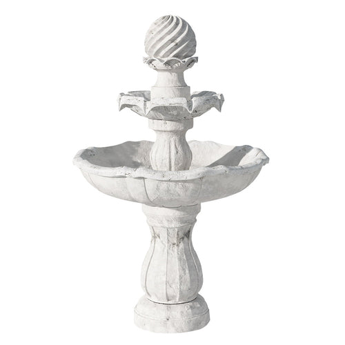 Gardeon Solar Water Feature 3-Tier Fountain with Pump Kit Bird Bath