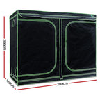 Green Fingers Grow Tent 280x140x200CM Hydroponics Kit Indoor Plant