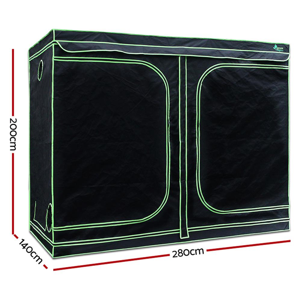 Green Fingers Grow Tent 280x140x200CM Hydroponics Kit Indoor Plant