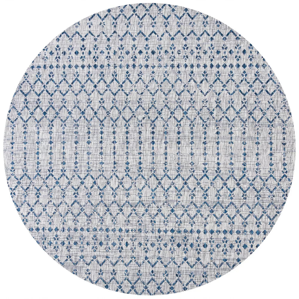 Ourika Moroccan Geometric Textured Weave Indoor/Outdoor Area Rug