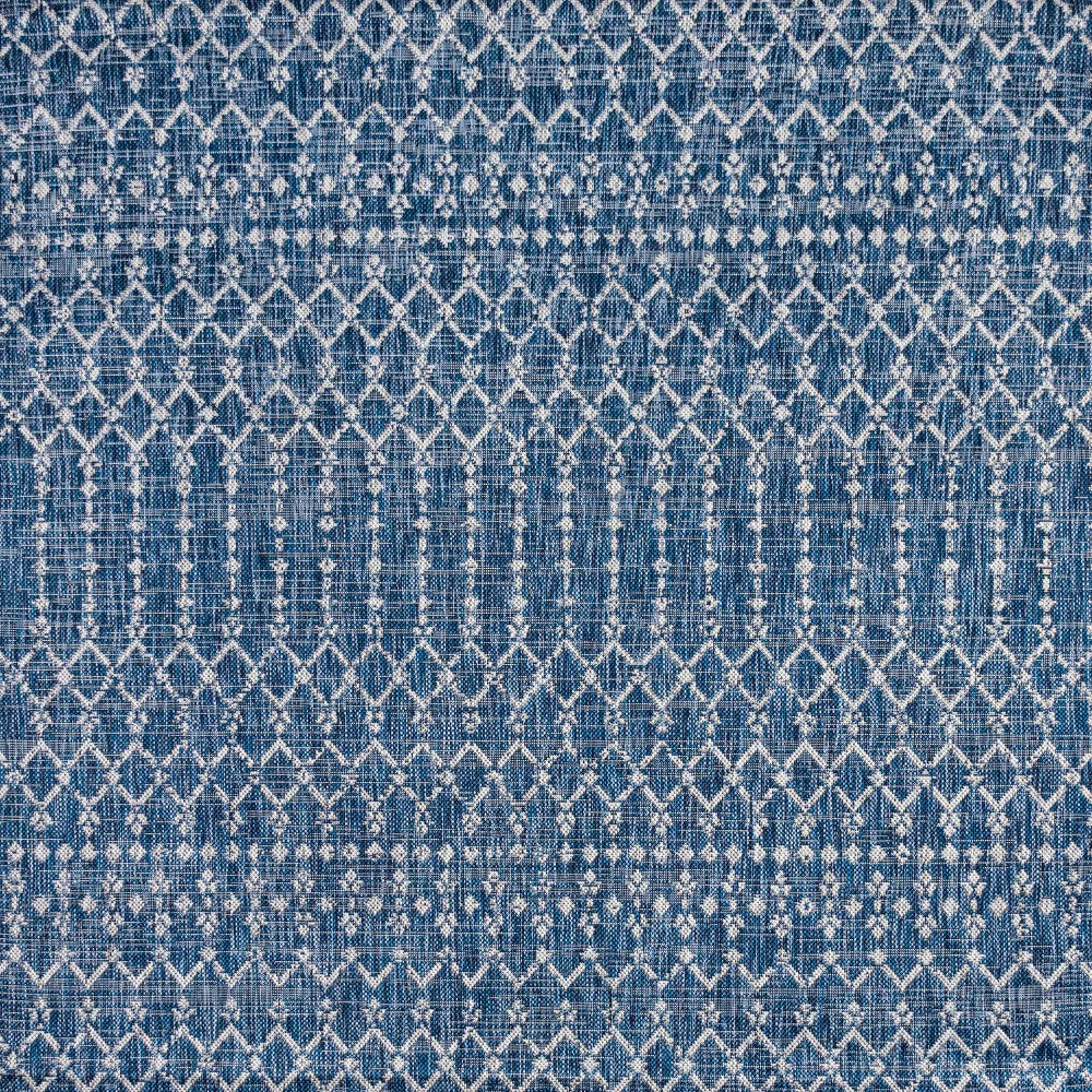 Ourika Moroccan Geometric Textured Weave Indoor/Outdoor Area Rug