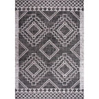 Marokko Diamond Tribal Medallion Indoor/Outdoor Runner Rug