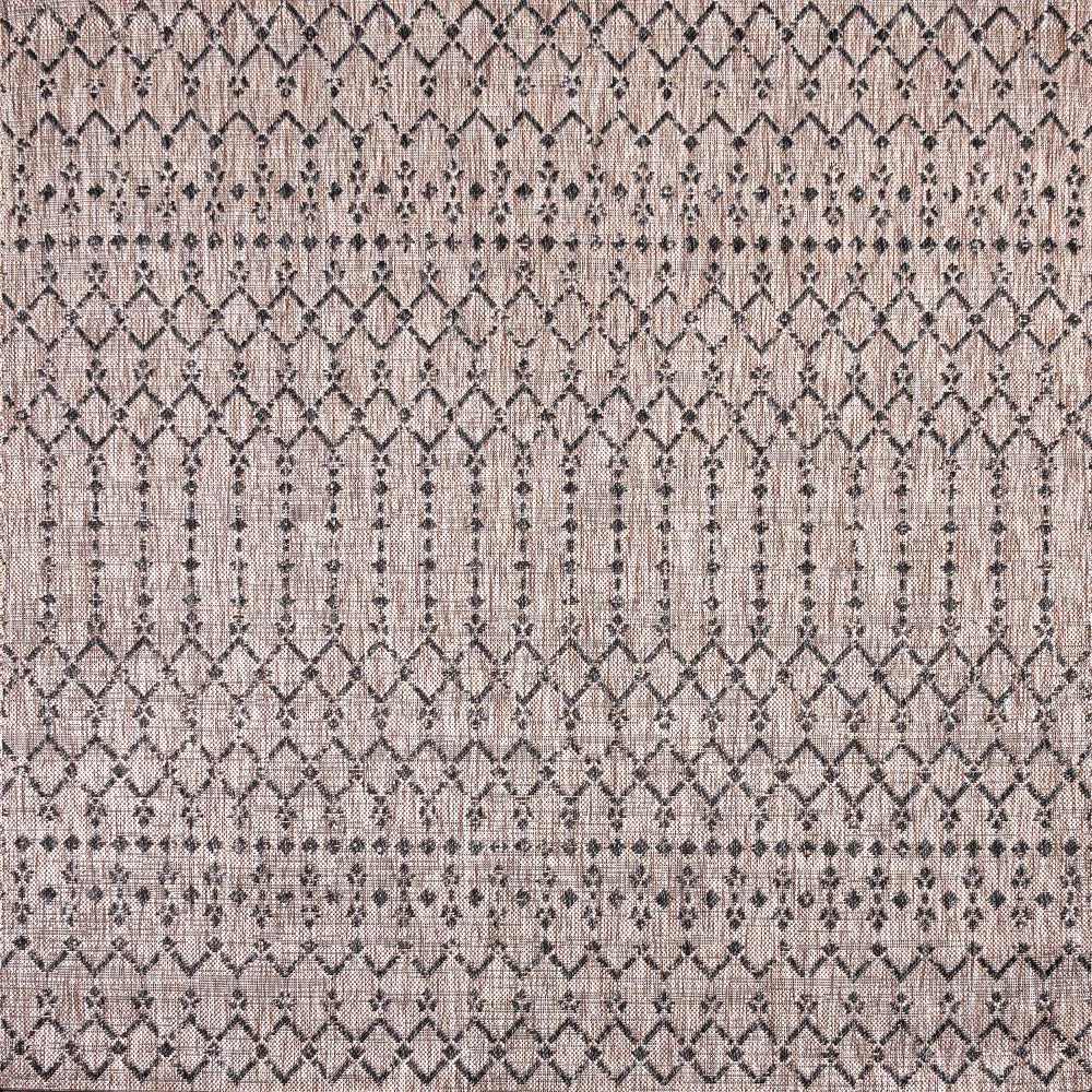 Ourika Moroccan Geometric Textured Weave Indoor/Outdoor Area Rug