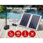 Gardeon Solar Pond Pump Water Fountain Filter Kit Outdoor Submersible