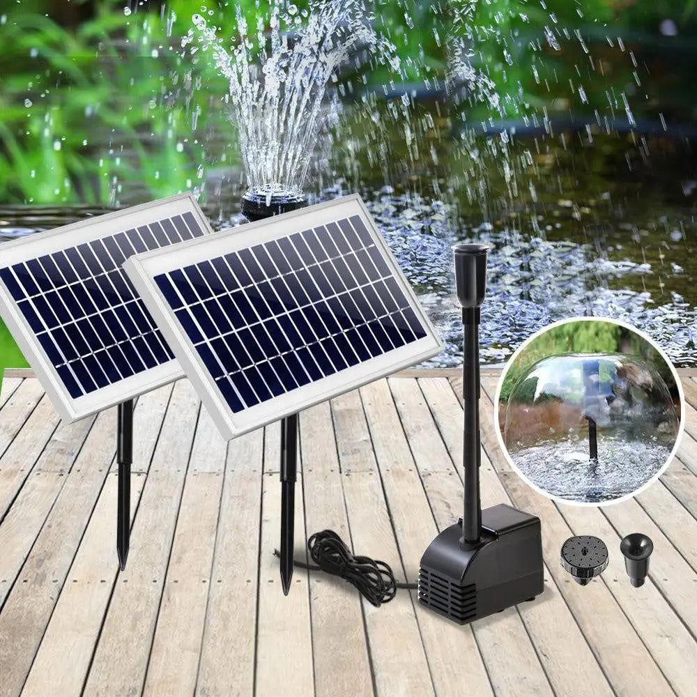 Gardeon Solar Pond Pump Water Fountain Filter Kit Outdoor Submersible