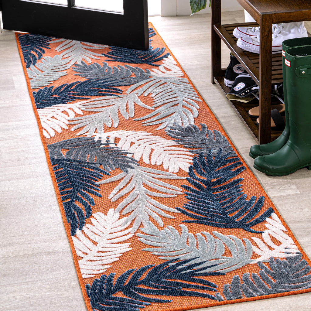 Montego High-Low Tropical Palm Indoor/Outdoor Area Rug