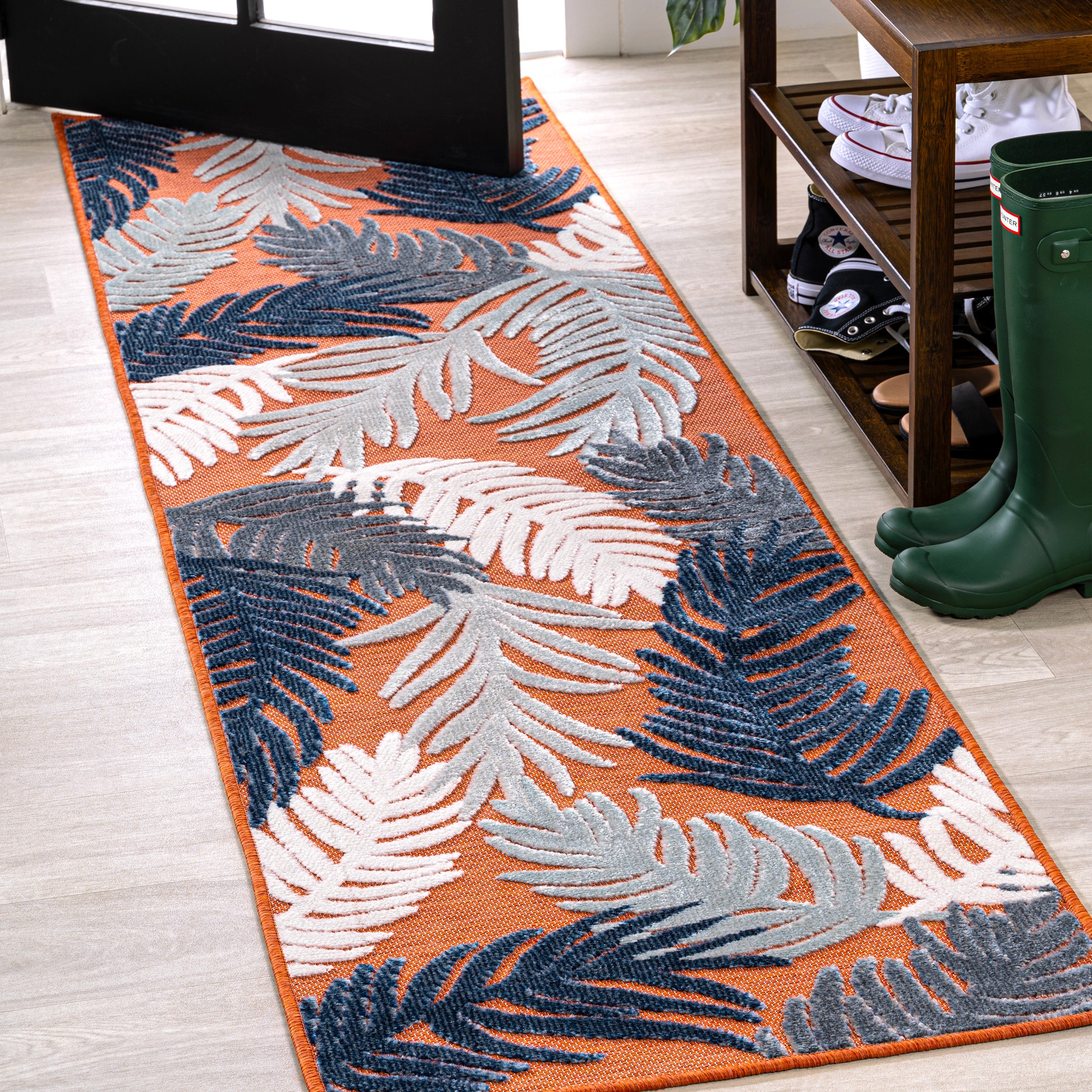 Montego High-Low Tropical Palm Indoor/Outdoor Area Rug
