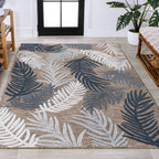 Montego High-Low Tropical Palm Indoor/Outdoor Area Rug