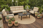 Horizon Brown & Sand Lounging & Chat Sets
