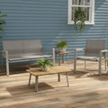 Aspect EcoWood Sling Deep Seating & Chat Set