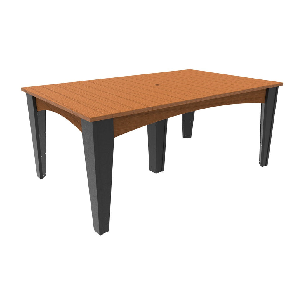 Island 44" x 72" Rectangular Dining Table from LuxCraft