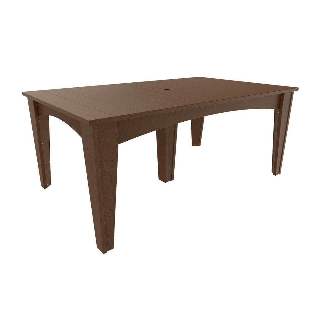 Island 44" x 72" Rectangular Dining Table from LuxCraft