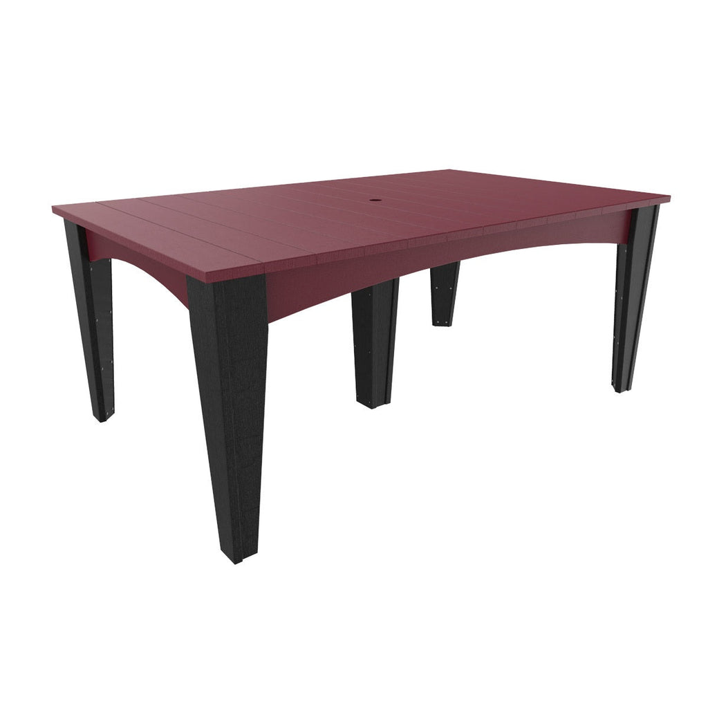 Island 44" x 72" Rectangular Dining Table from LuxCraft
