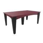 Island 44" x 72" Rectangular Dining Table from LuxCraft