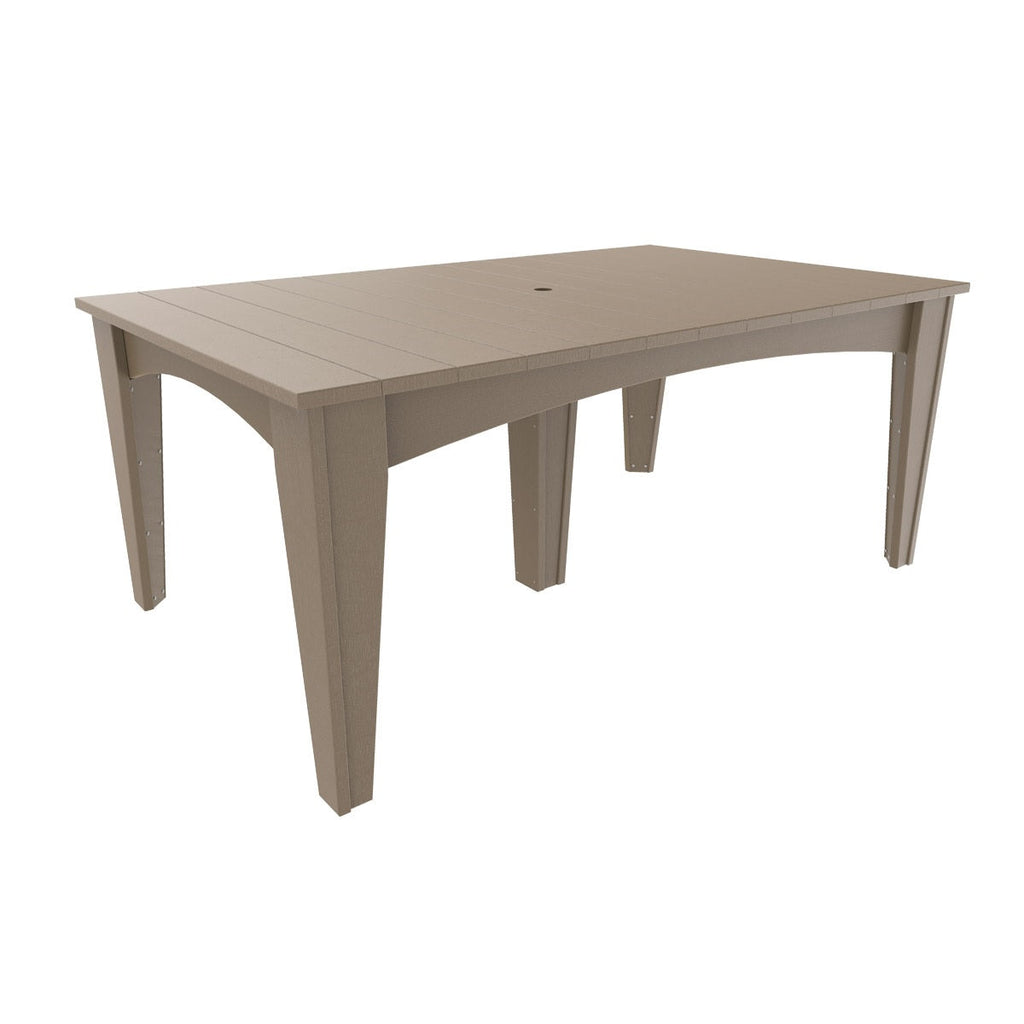 Island 44" x 72" Rectangular Dining Table from LuxCraft