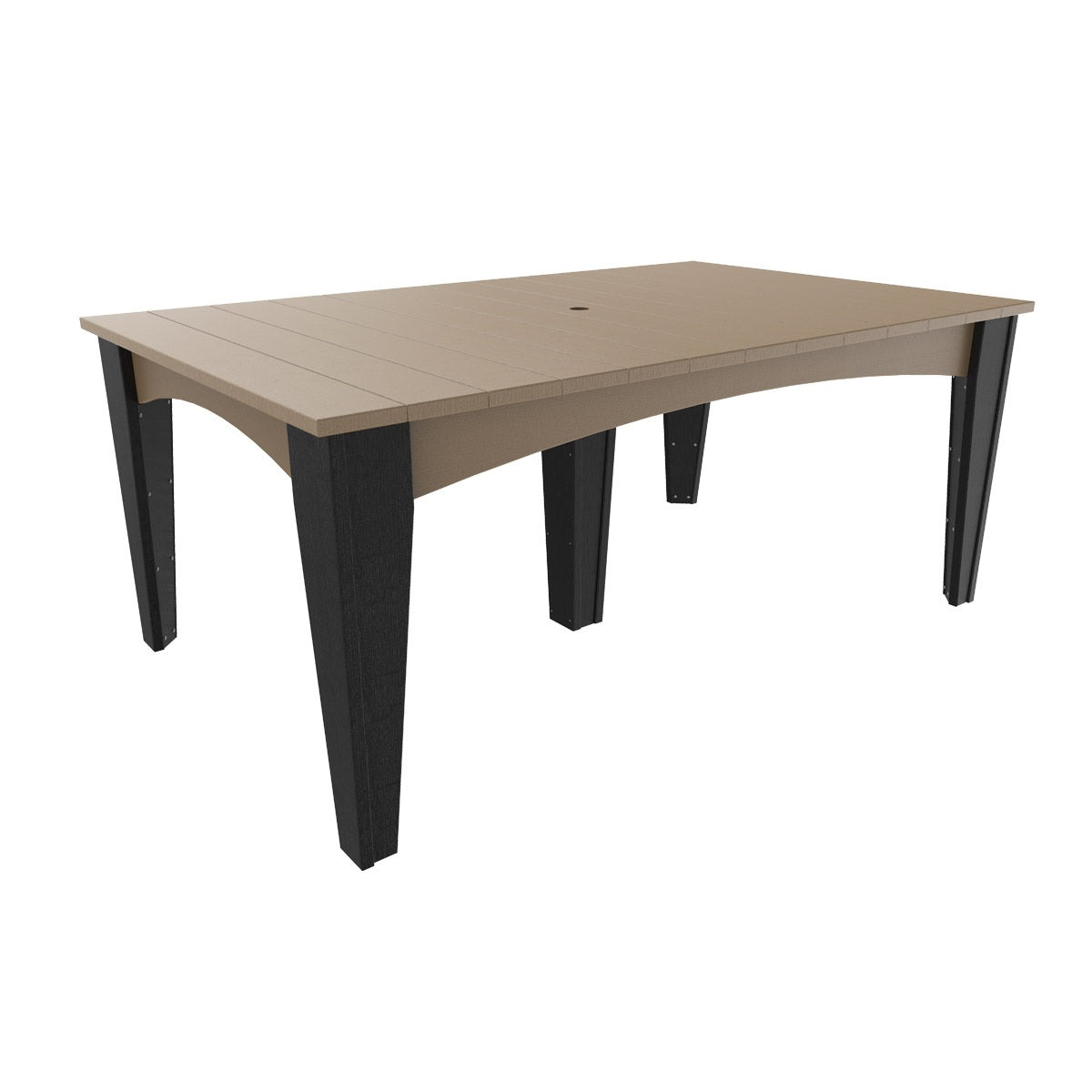 Island 44" x 72" Rectangular Dining Table from LuxCraft