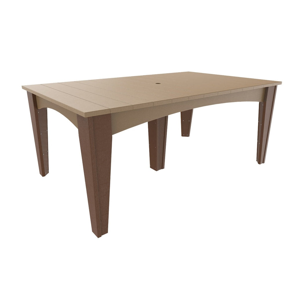 Island 44" x 72" Rectangular Dining Table from LuxCraft