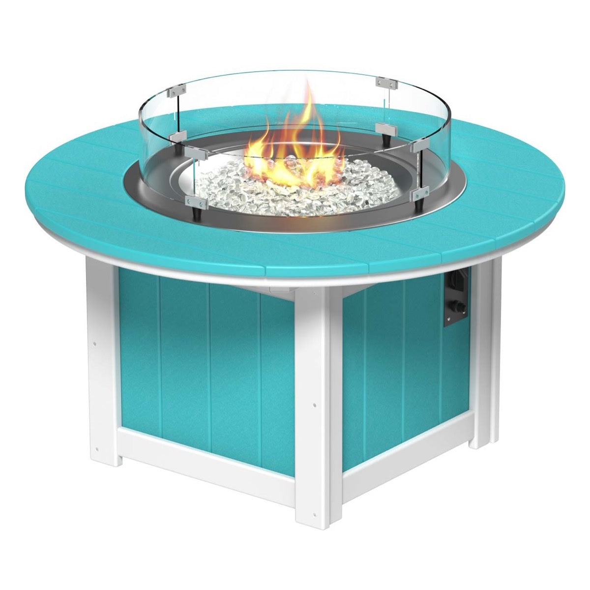 Lumin Fire Pit 46" Round Table from LuxCraft