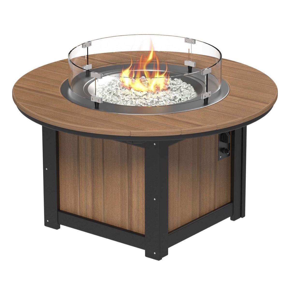 Lumin Fire Pit 46" Round Table from LuxCraft